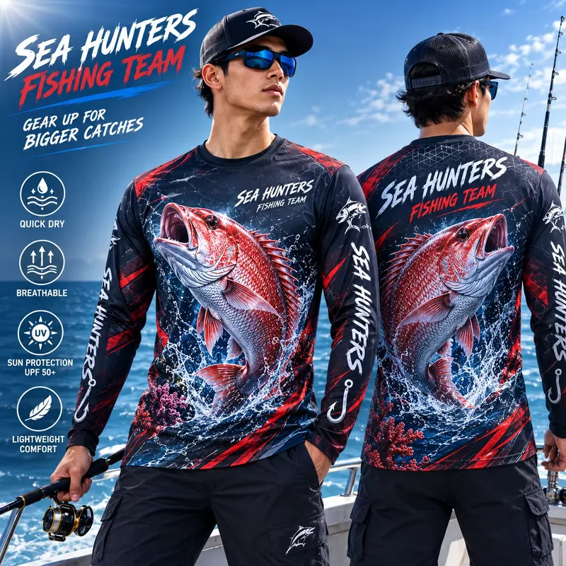 Camisa de pesca de manga larga - Fishing Shirt Uv Protection reseña y precio