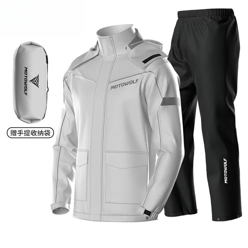 MOTOWOLF Traje Impermeable de  - Fishing Rain Suit reseña y precio