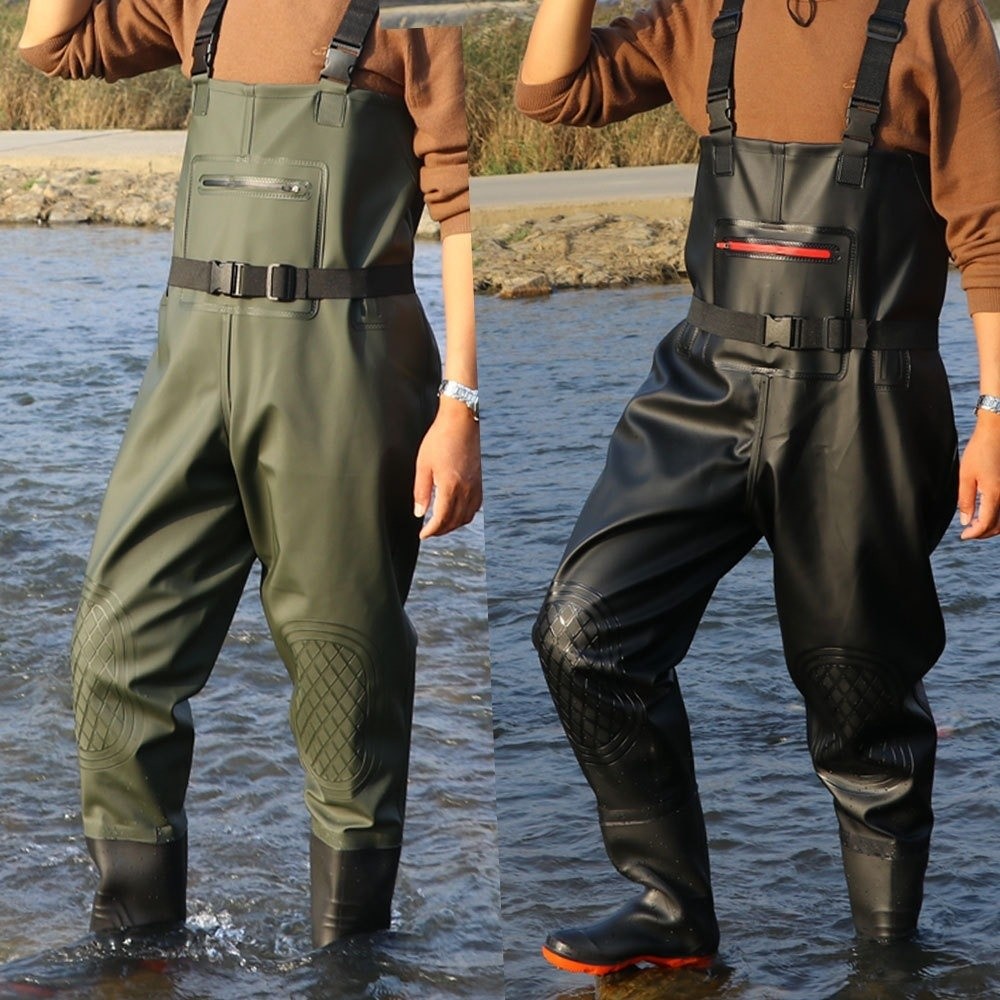 Práctico traje de pesca de PVC - Fishing Pants Waterproof reseña y precio