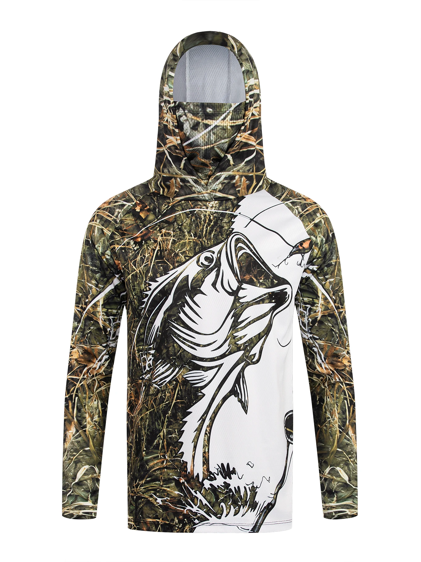 Camisa de pesca con capucha pa - Fishing Mask Sun Protection reseña y precio
