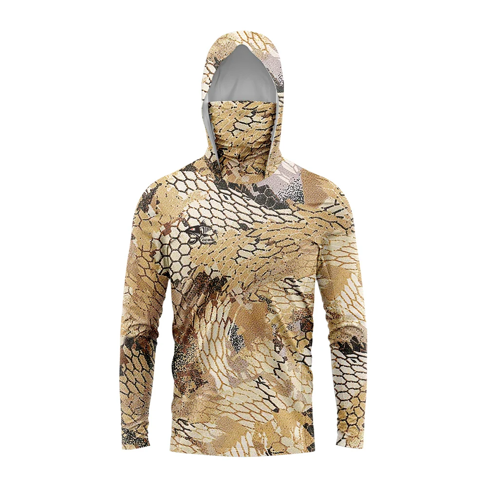 Camisa de pesca 3D con estampa - Fishing Mask Sun Protection reseña y precio