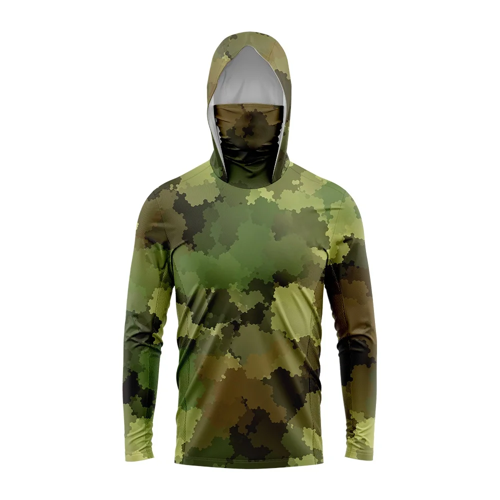 Camisa de pesca 3D con estampa - Fishing Mask Sun Protection reseña y precio