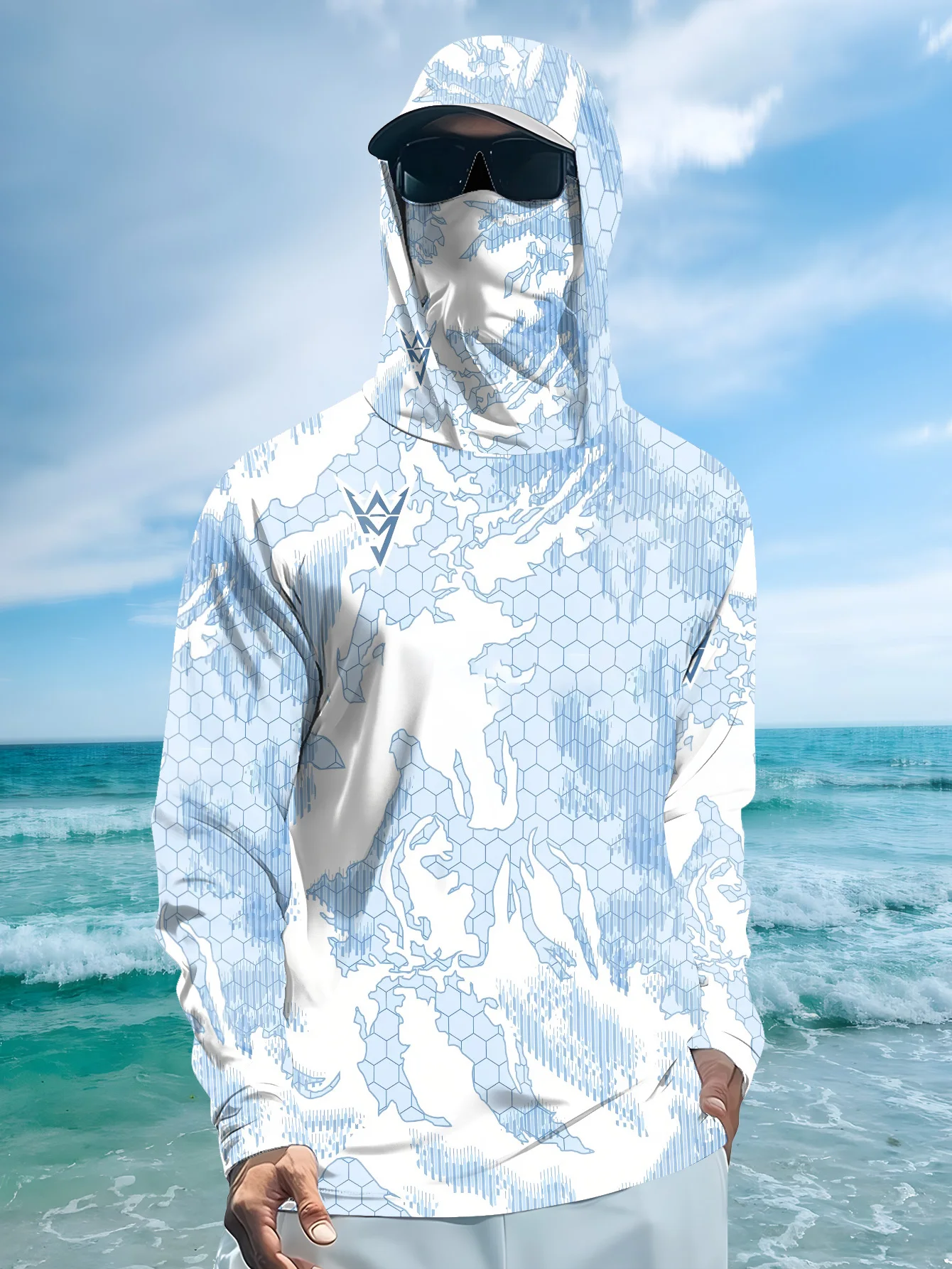 Camisa de Pesca Resistente a l - Fishing Mask Sun Protection reseña y precio