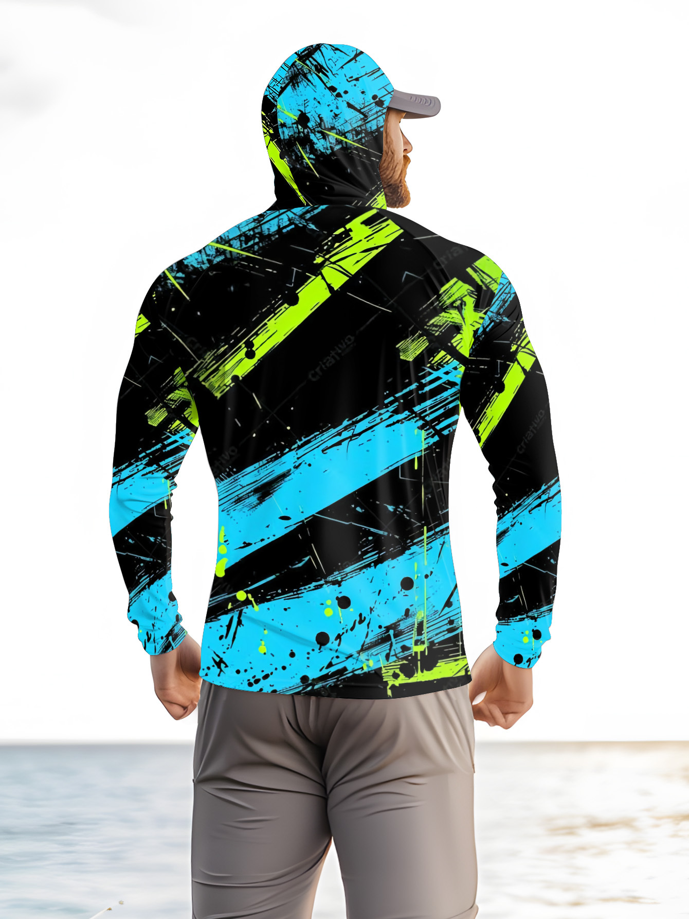 Sudadera de pesca para hombre, - Fishing Shirt Uv Protection reseña y precio